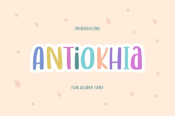 Antiokhia Font for Business Branding