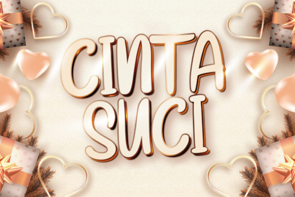 Cinta Suci Font for Editorial Design and Branding