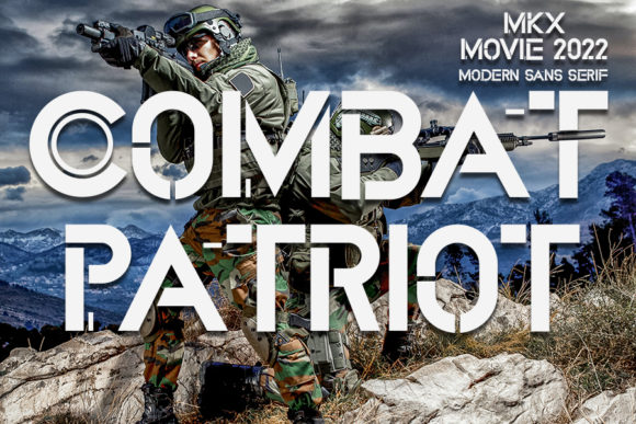 Combat Patriot Font for Professional Branding