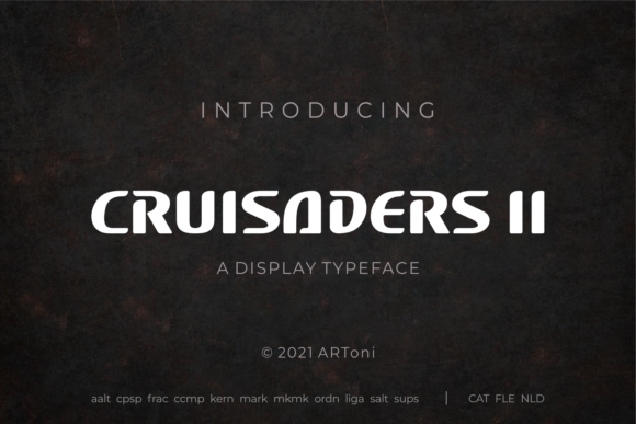 Cruisader II: A Bold Display Font for Modern Web Design