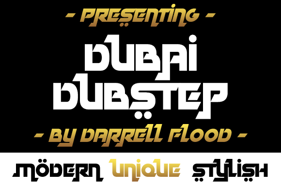 Dubai Dubstep: A Modern Arabic Font for Creative Makers
