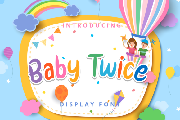 Enhance Your Brand with the Playful Baby Twice Font