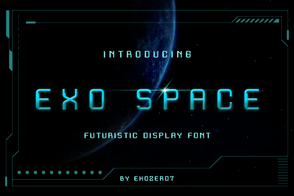 Exo Space Font for Editorial Design and Content Creation