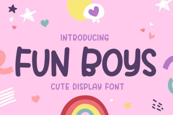 Fun Boys Font for Editorial Design