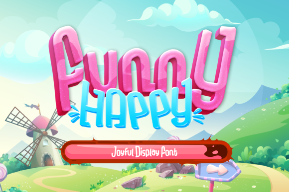 Funny Happy: A Playful Font for Creative Branding