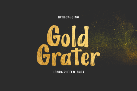Gold Grater Font for Modern Web Design