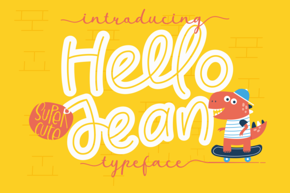 Hello Jean: A Playful Display Font for Bold Branding