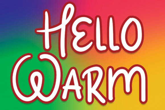 Hello Warm Font for Engaging Digital Campaigns