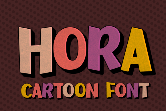 Hora: A Playful Display Font for Digital Branding