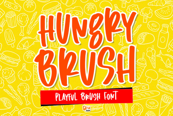 Hungry Brush: A Playful Display Font for Web Design