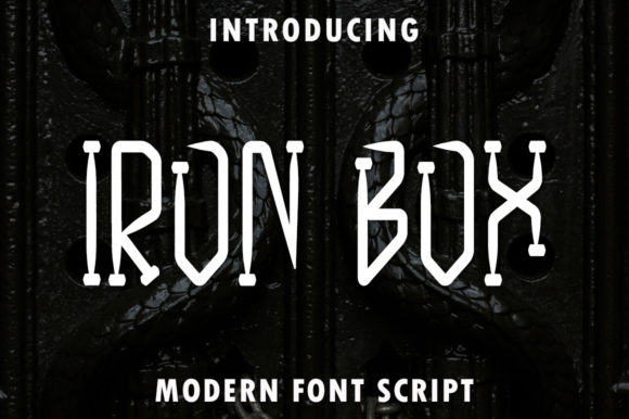 Iron Box: A Sharp Display Font for Modern Campaigns
