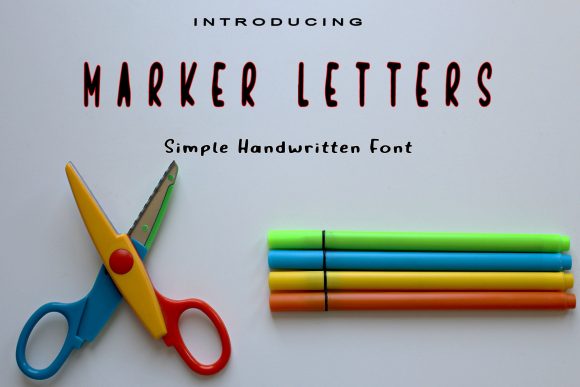 Marker Letters: A Natural Display Font for Web Design