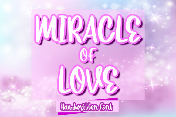 Miracle of Love Font for Web Design