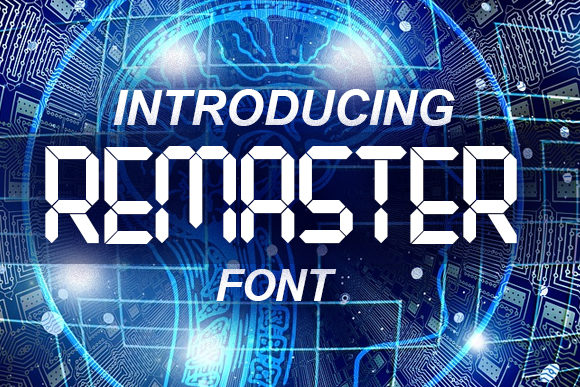 Remaster Font for Handmade and Commercial Design Projects