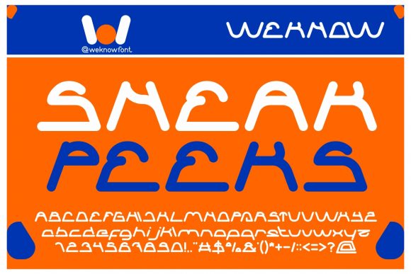 Sneak Peeks Font for Branding That Stands Out