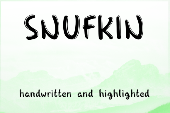 Snufkin: A Playful Display Font for Modern Web Design