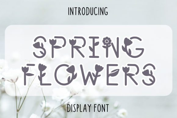 Spring Flowers Font for Professional Branding