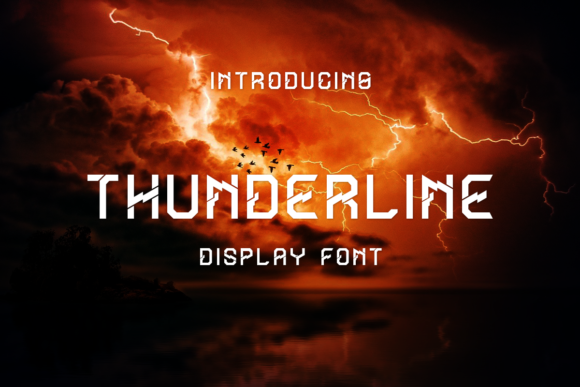 Thunderline Font for Handmade Creations