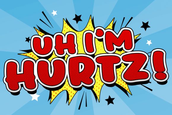 Uh, I m Hurtz Font Review for Campaign Design